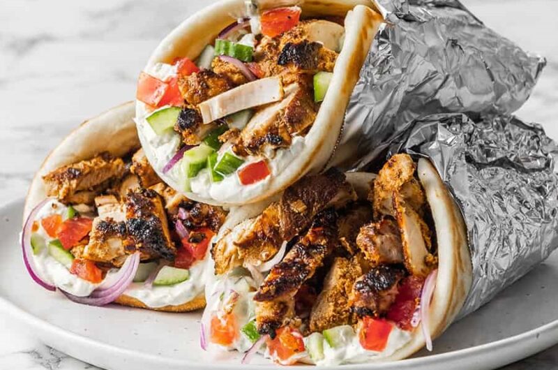Greek Chicken Gyros