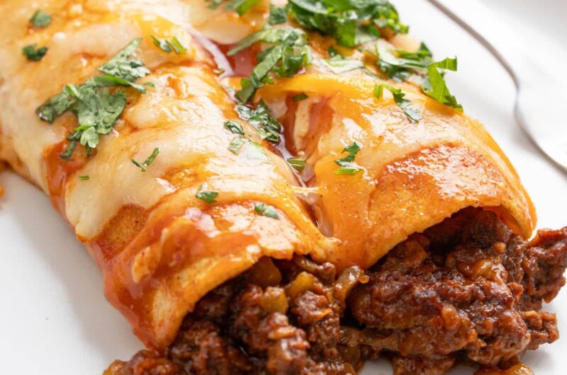 Beef and Cheese Enchiladas