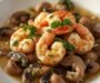 Garlic Butter Shrimp with Mushrooms