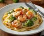Shrimp and Broccoli Alfredo