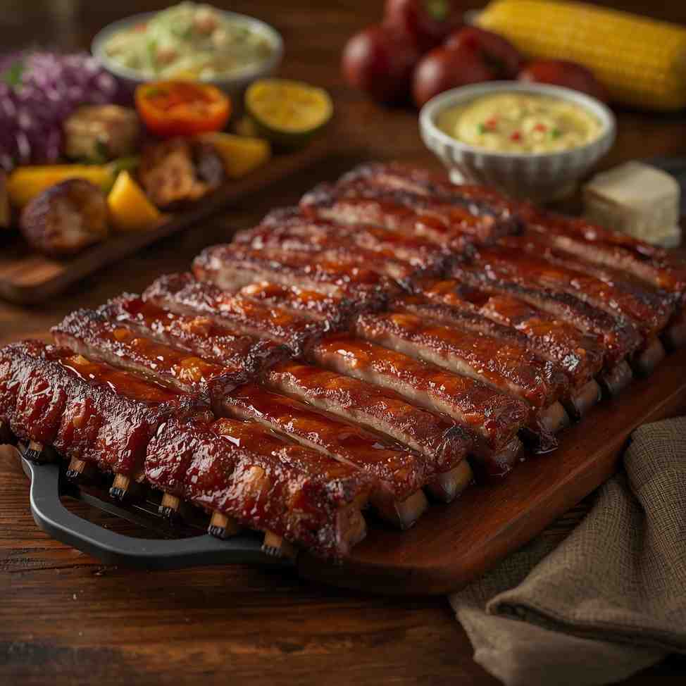 Skeleton Rib Rack BBQ Ribs