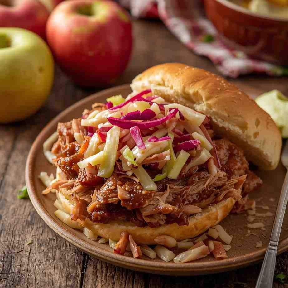 Slow Cooker Pulled Pork With Apple Slaw slow-cooker-pulled-pork-with-apple-slaw