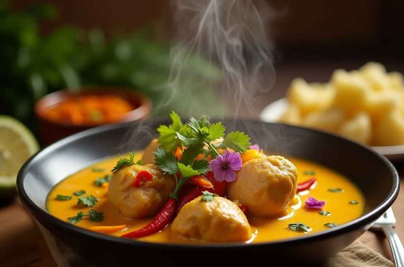 Cambodian Lemongrass Chicken Curry