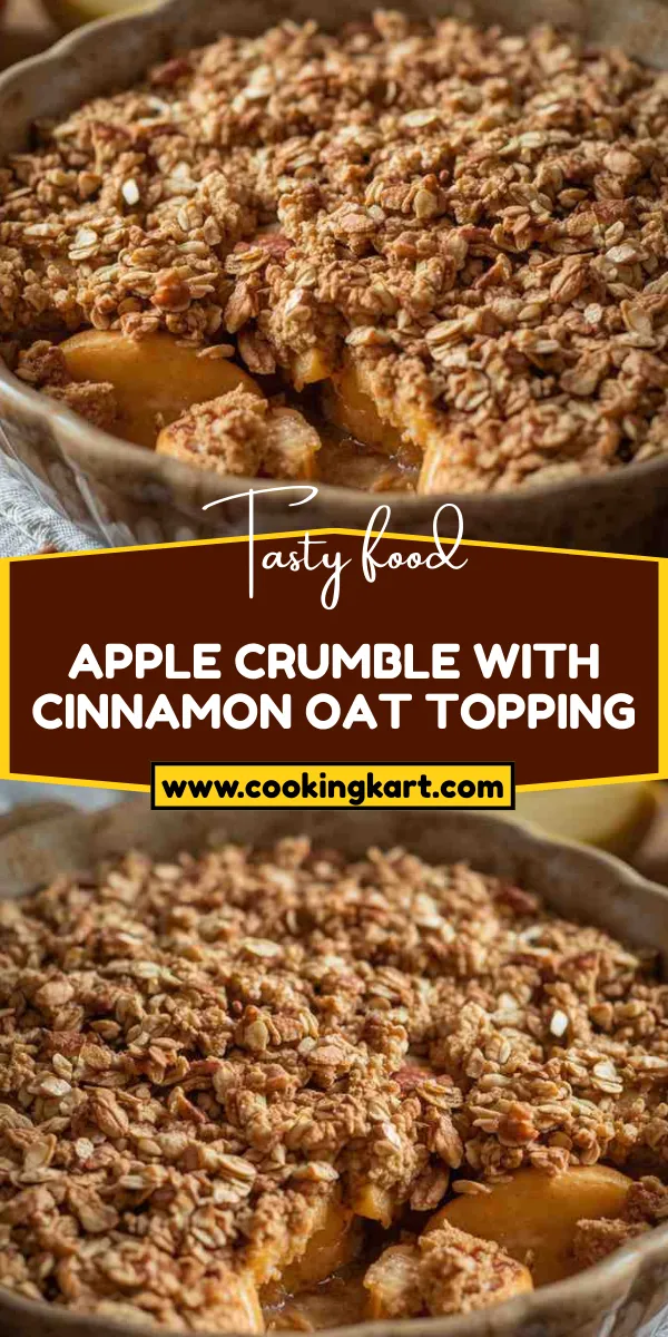 Apple Crumble with Cinnamon Oat Topping