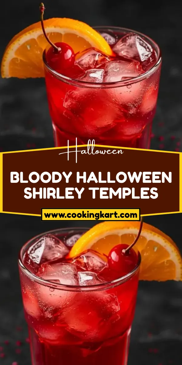 Bloody Halloween Shirley Temples