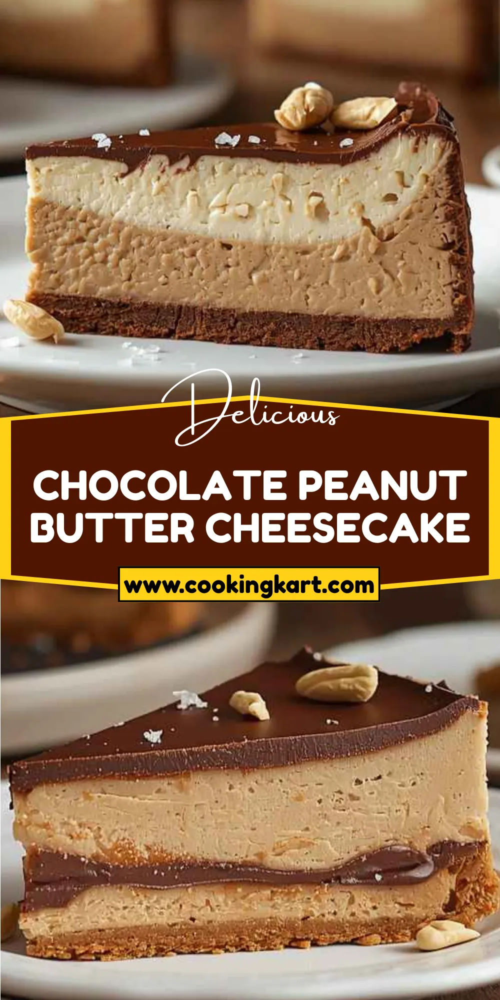 Chocolate Peanut Butter Cheesecake