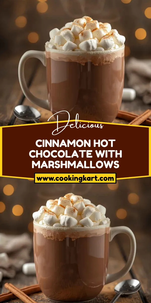 Cinnamon Hot Chocolate with Marshmallows