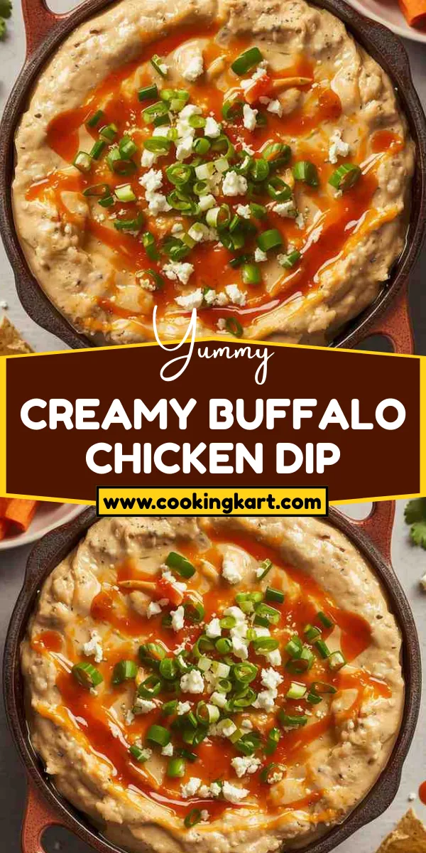 Creamy Buffalo Chicken Dip