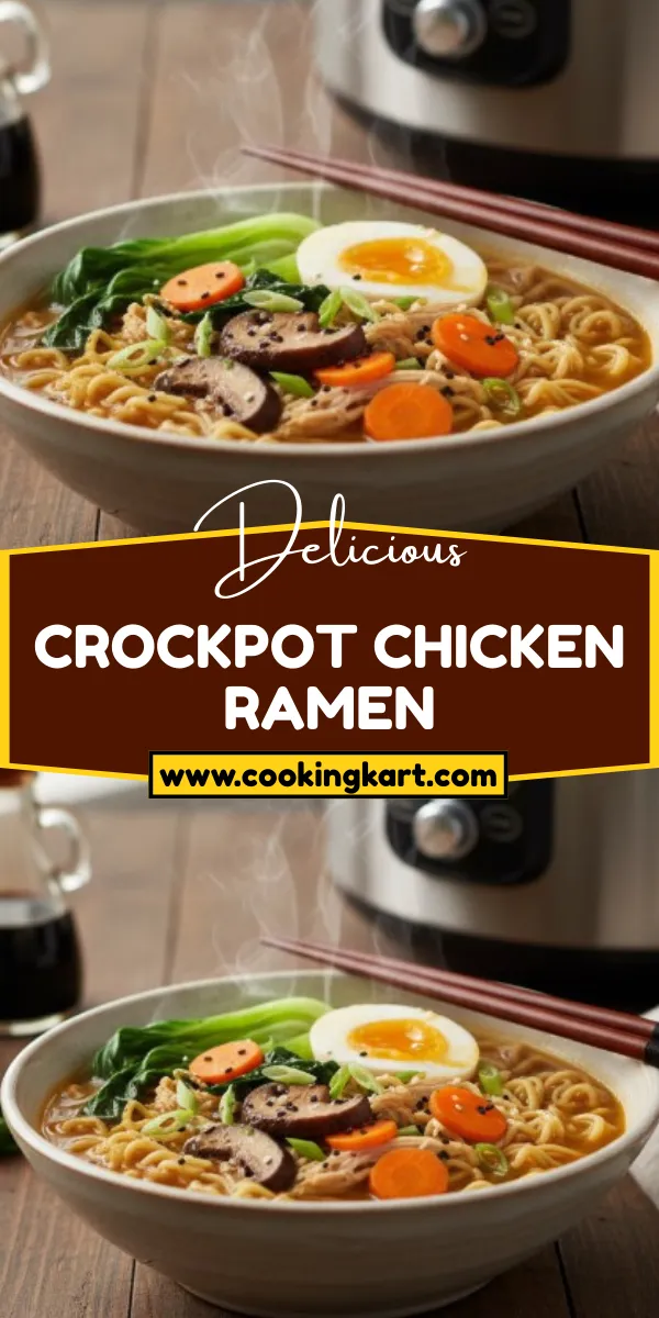 Crockpot Chicken Ramen