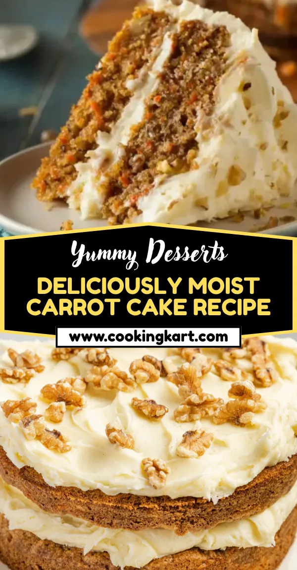 Deliciously Moist Carrot Cake Recipe
