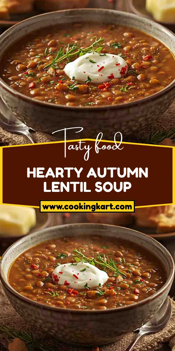 Hearty Autumn Lentil Soup