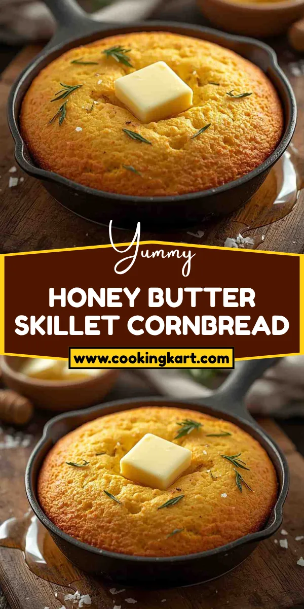 Honey Butter Skillet Cornbread