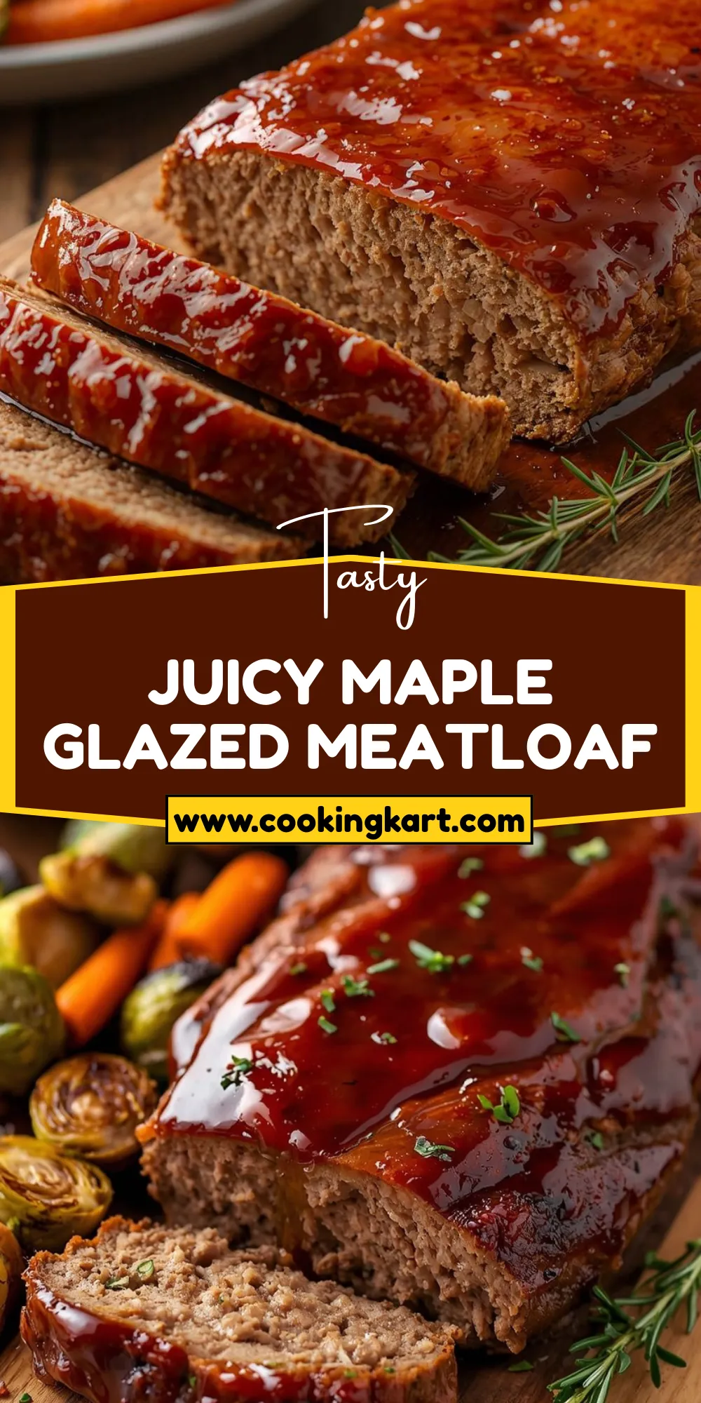 Juicy Maple Glazed Meatloaf