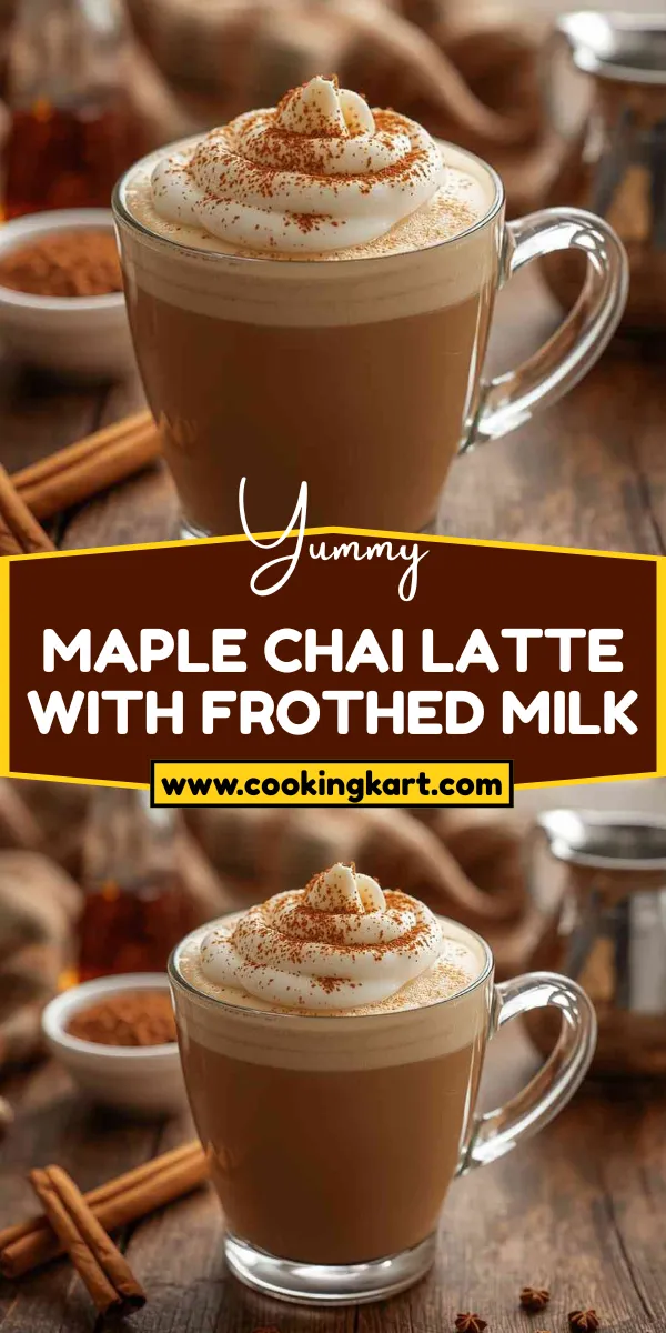 Maple Chai Latte with Frothed Milk