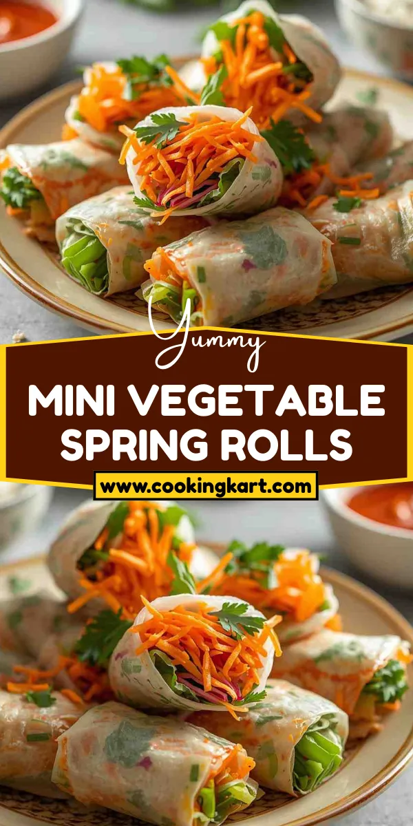 Mini Vegetable Spring Rolls