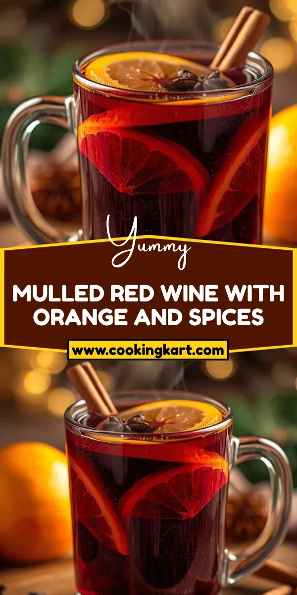 Mulled Red Wine with Orange and Spices