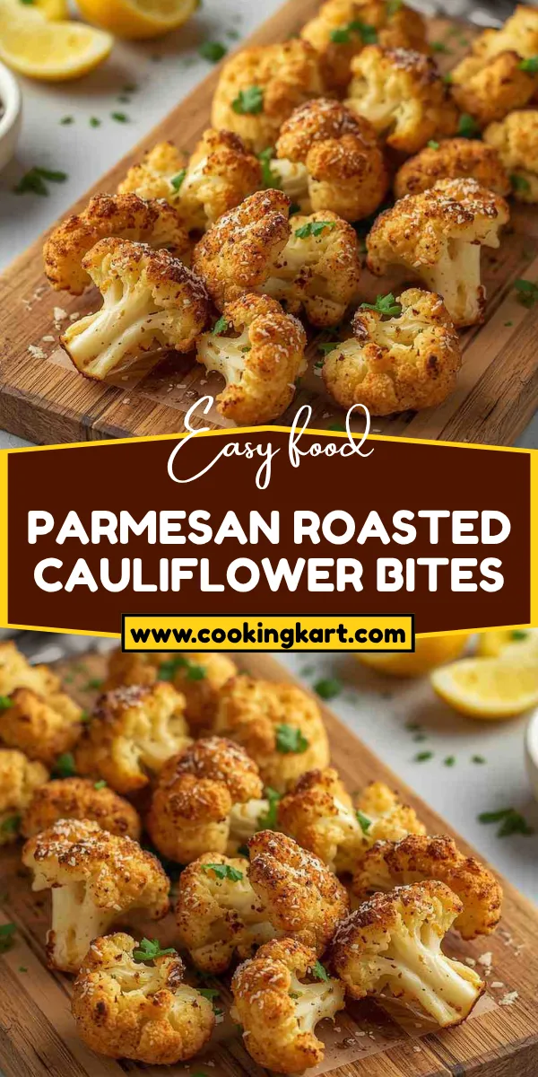 Parmesan Roasted Cauliflower Bites
