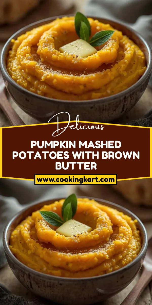 Pumpkin Mashed Potatoes with Brown Butter