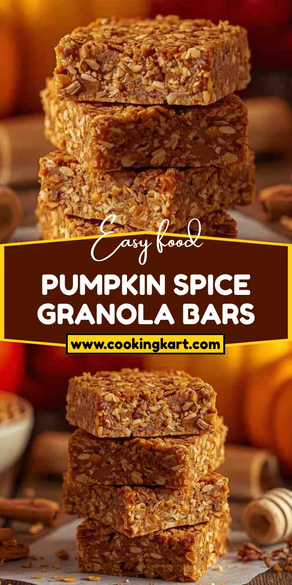 Pumpkin Spice Granola Bars