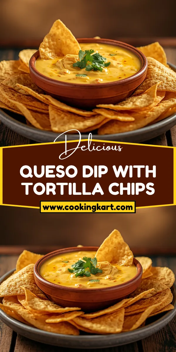 Queso Dip with Tortilla Chips