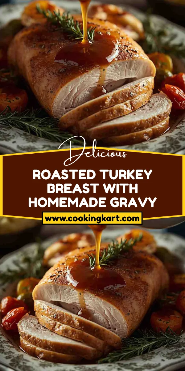 Roasted Turkey Breast with Homemade Gravy