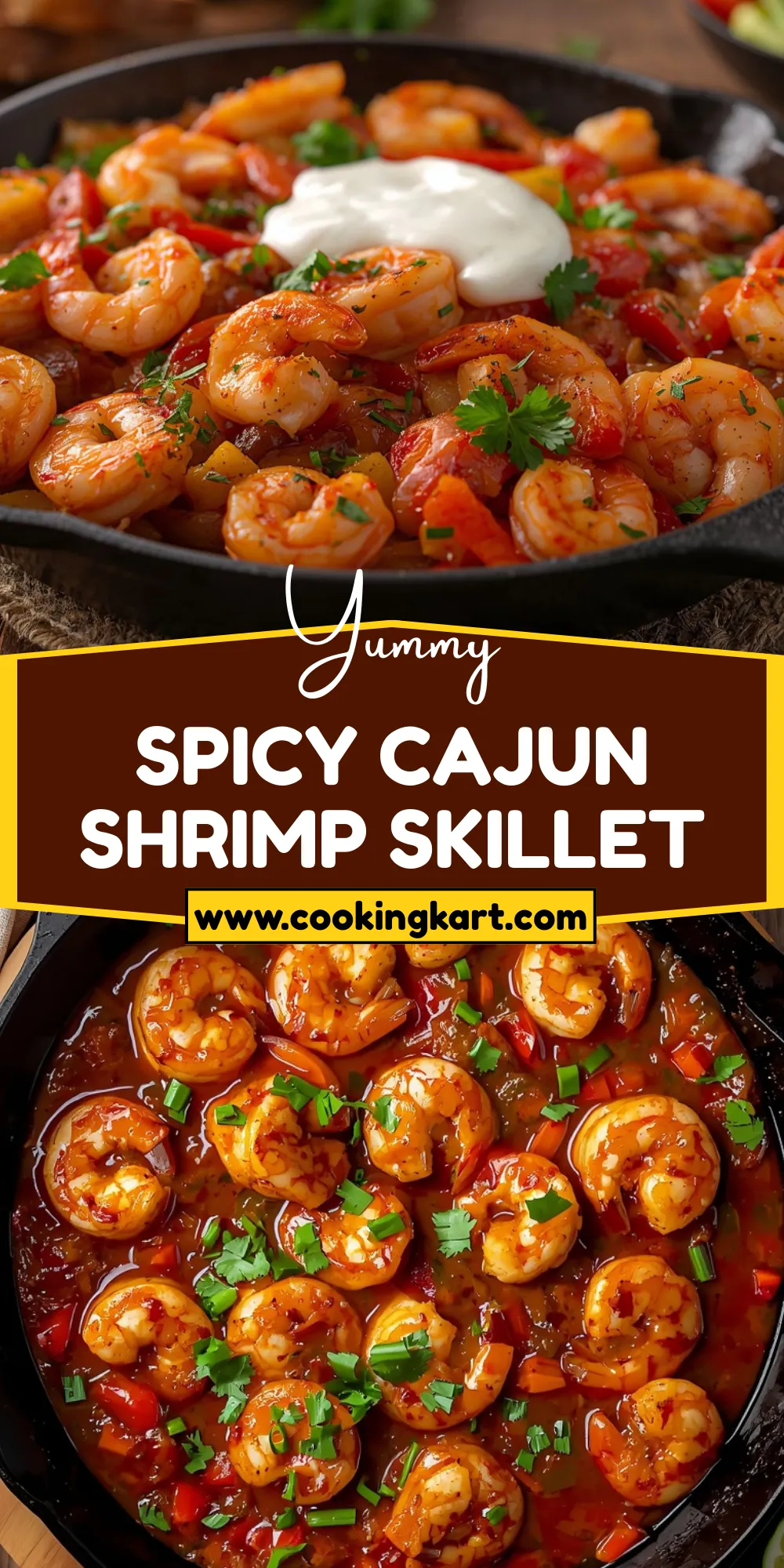 Spicy Cajun Shrimp Skillet