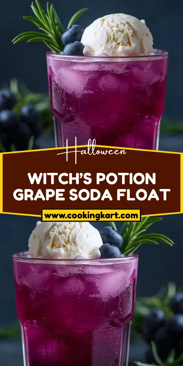 Witch’s Potion Grape Soda Float